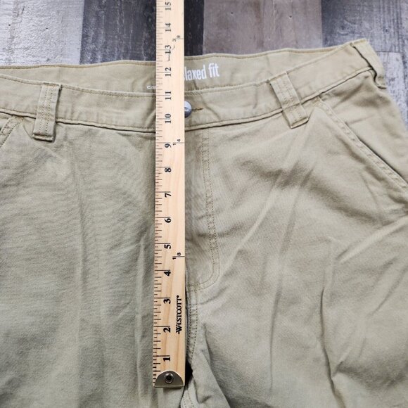 Mens Carhartt Rugged Flex Rigby size 38x30 Canvas Work Pants - Picture 7 of 10